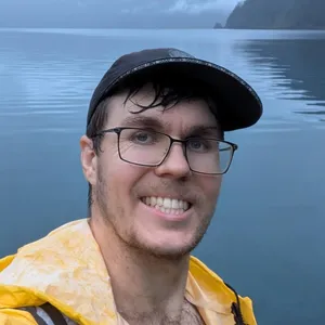 Selfie of Julian Krzysiak at Olympic National Park